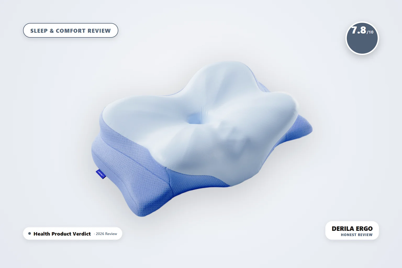 Derila Ergo review - Derila Ergo neck pillow product photo - honest 2026 review