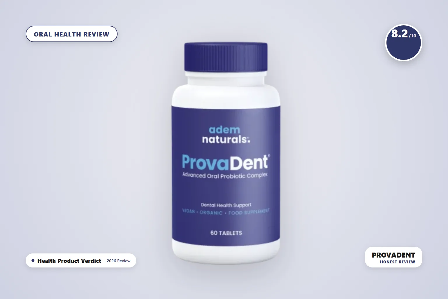 ProvaDent dental probiotic supplement - ProvaDent bottle product photo - honest 2026 review