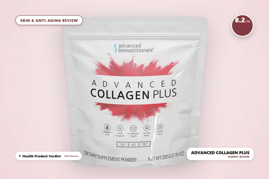 advanced collagen plus review - Advanced Collagen Plus - bag of multi-source collagen powder supplement