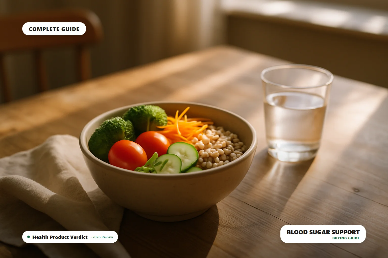 Healthy breakfast bowl for blood sugar support guide