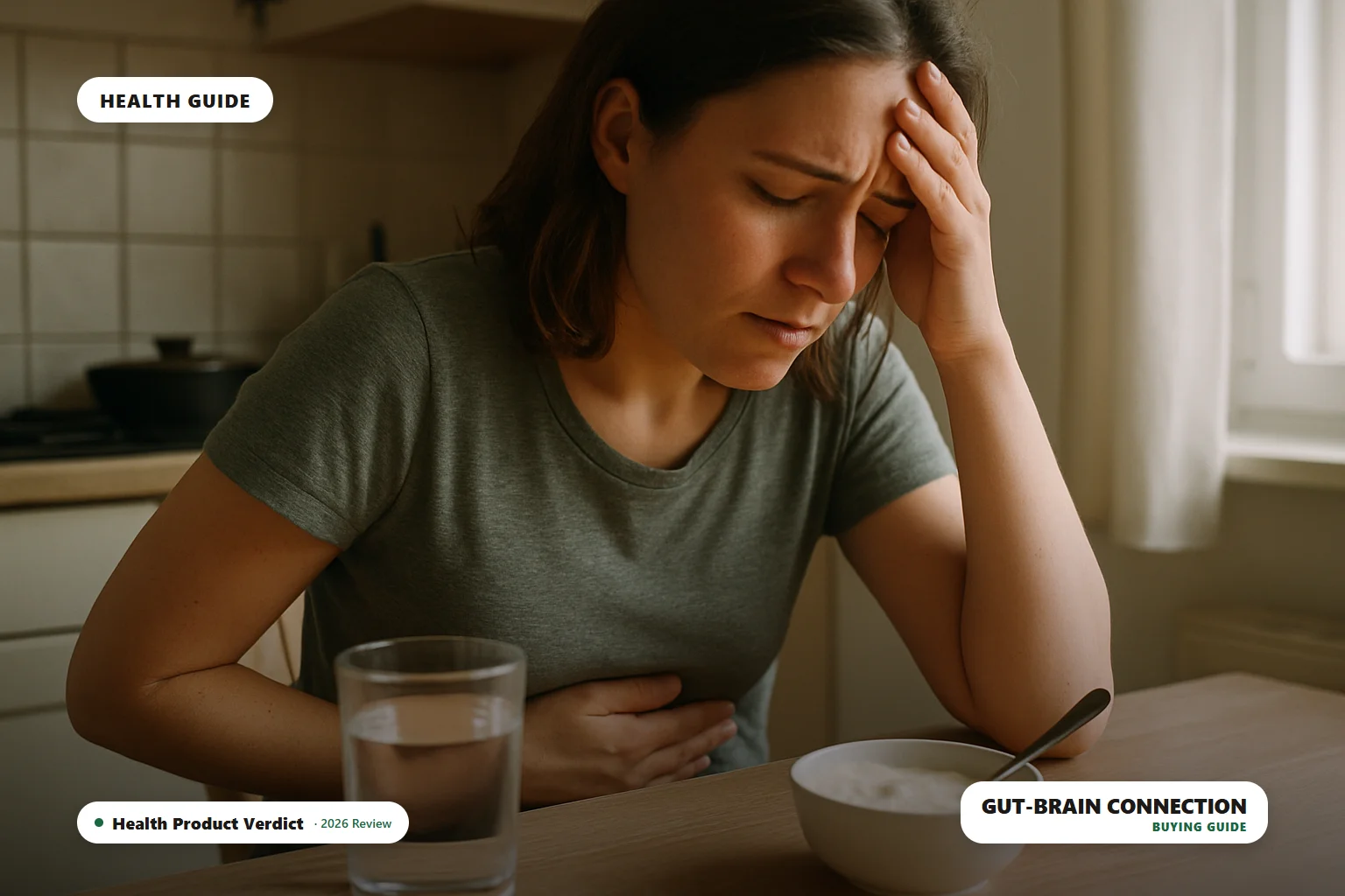 brain fog gut connection - gut-brain axis illustration