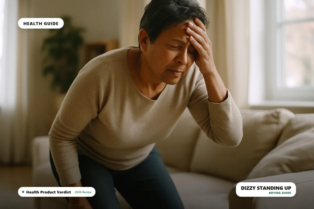dizzy when you stand up too fast - orthostatic hypotension