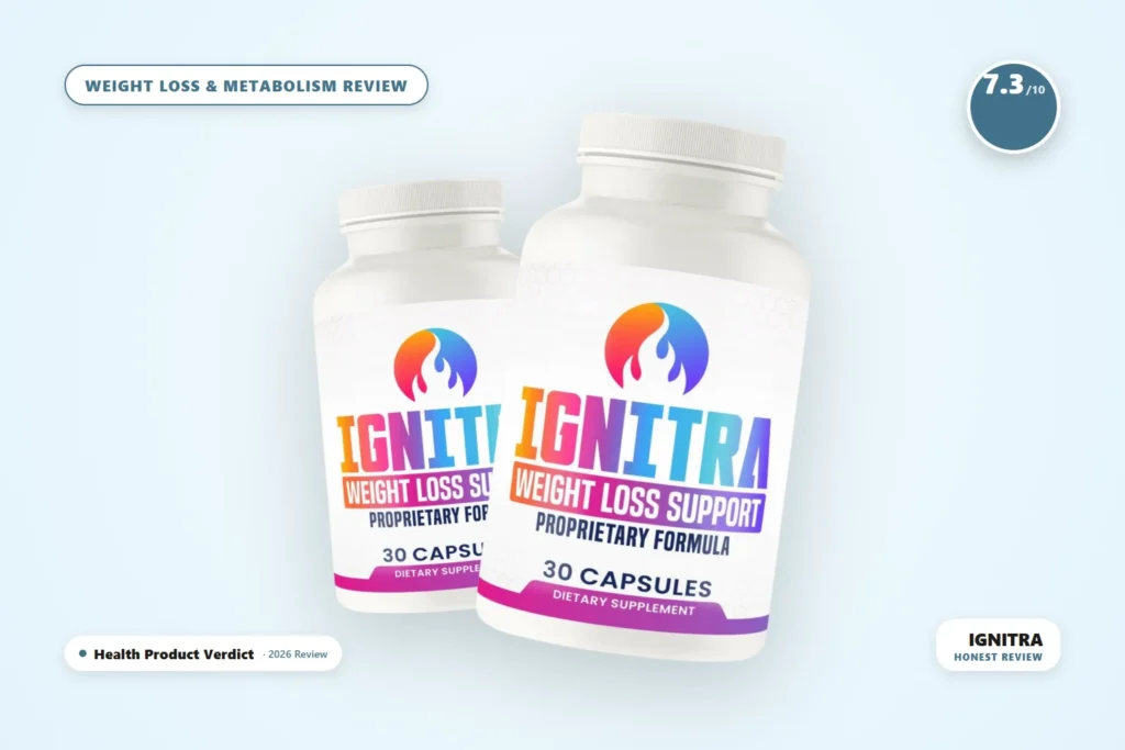 Ignitra weight loss and metabolism support capsule bottle