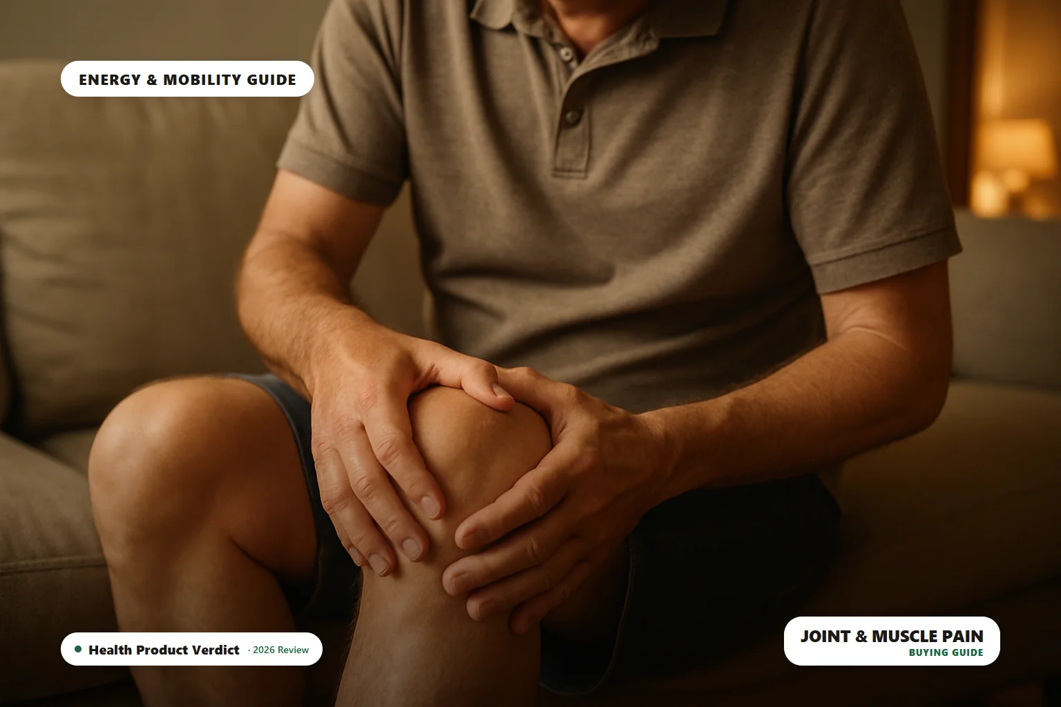 Joint stiffness relief - person stretching for mobility