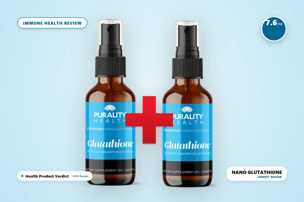 Purality Health Nano Liposomal Glutathione review - antioxidant spray