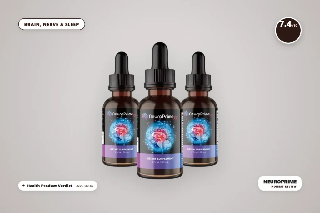 NeuroPrime memory support supplement bottles
