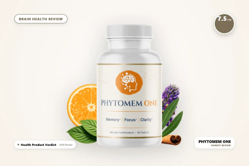 Phytomem One review - brain and memory support supplement bottle
