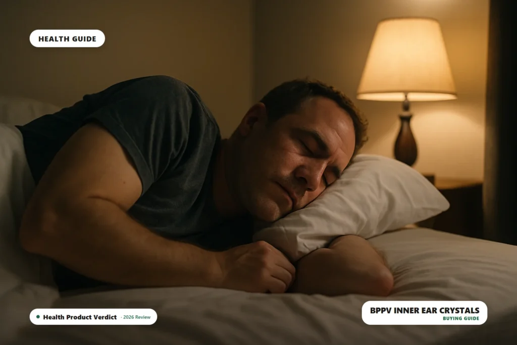 vertigo when you roll over in bed - BPPV inner ear crystals