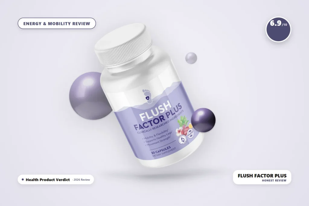 flush factor plus review - Flush Factor Plus - leg swelling support capsule bottle