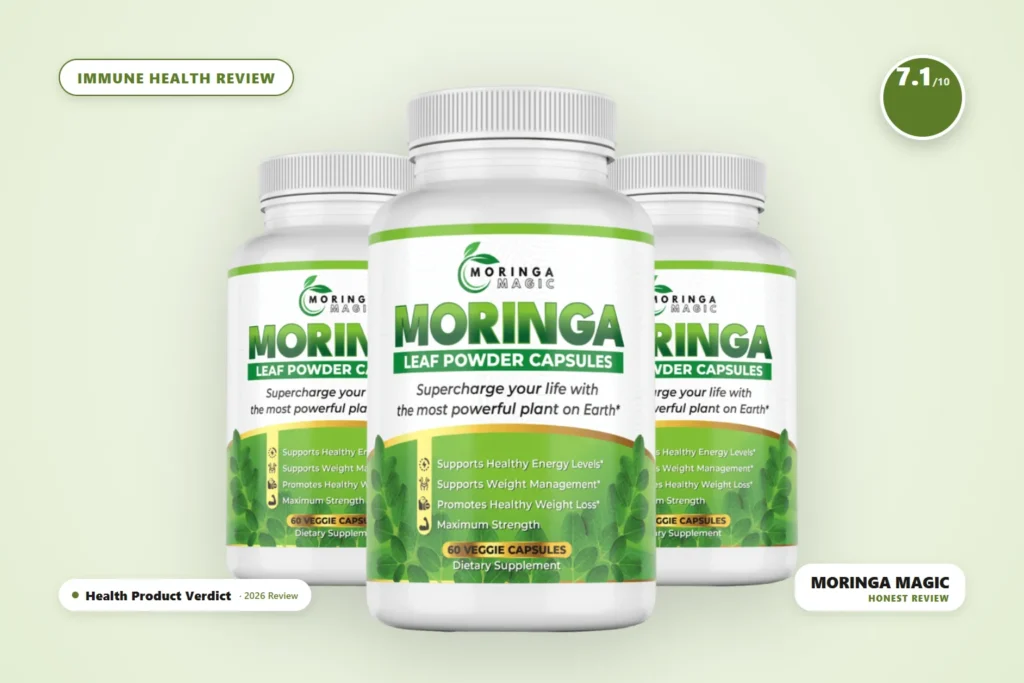 moringa magic review - Moringa Magic - moringa leaf powder capsule bottles