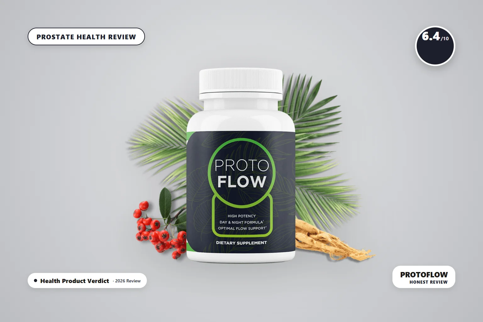 protoflow review - Protoflow - prostate support supplement bottle