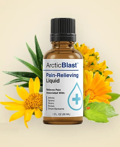 Arctic Blast topical pain-relieving liquid bottle