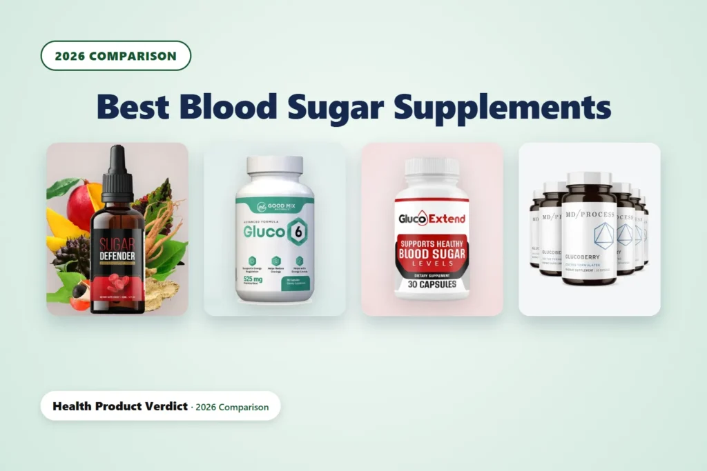 Best Blood Sugar Supplements 2026 comparison