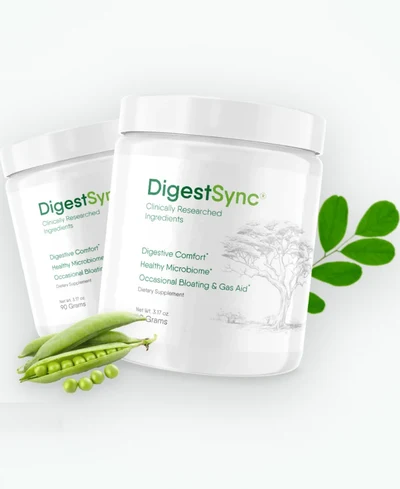 DigestSync digestive support powder jars