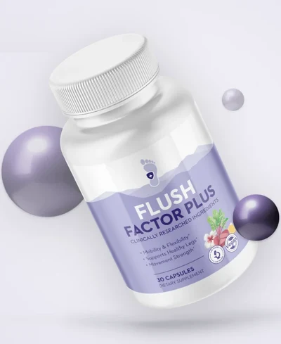 Flush Factor Plus capsule bottle