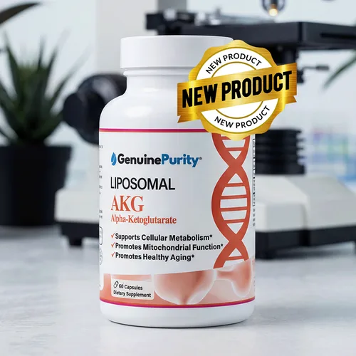 GenuinePurity Liposomal AKG bottle