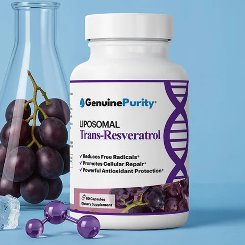 GenuinePurity Liposomal Trans-Resveratrol bottle