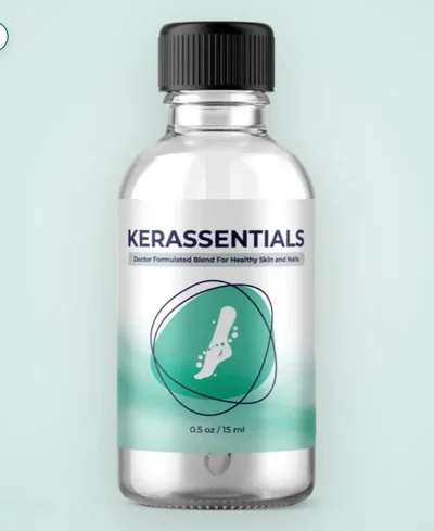 Kerassentials nail and skin oil blend bottle