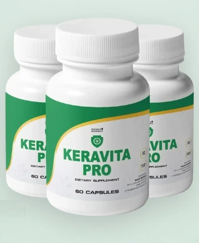 Keravita Pro nail and hair health capsule bottle