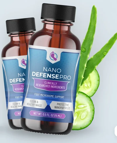 Nano Defense Pro nanotechnology nail treatment bottles