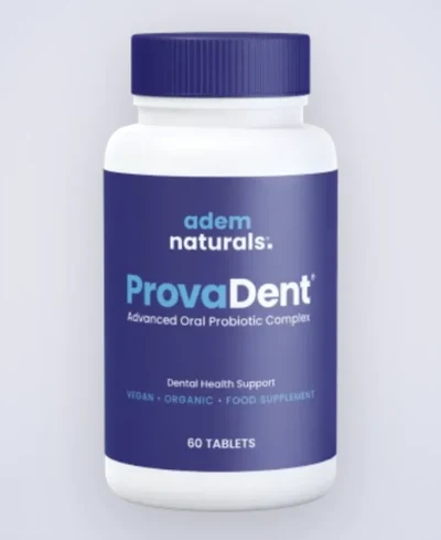 ProvaDent chewable oral probiotic bottle