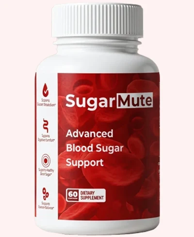 SugarMute blood sugar support capsule bottle