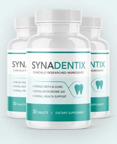 Synadentix oral health supplement bottle