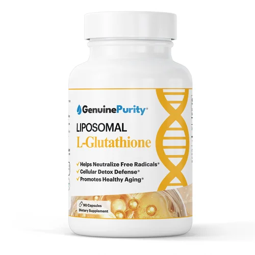 GenuinePurity Liposomal L-Glutathione bottle