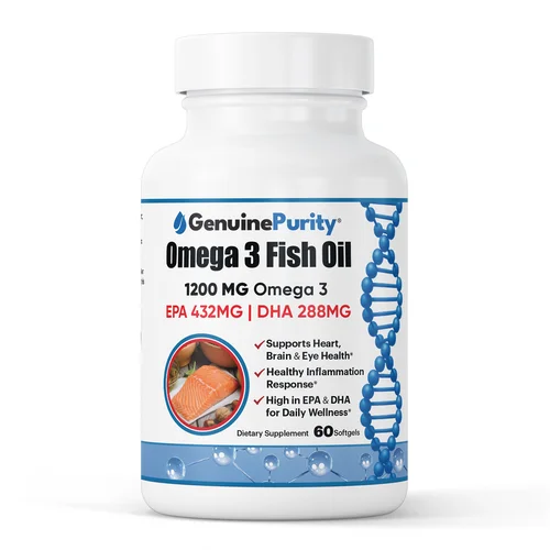 GenuinePurity Omega-3 Fish Oil bottle