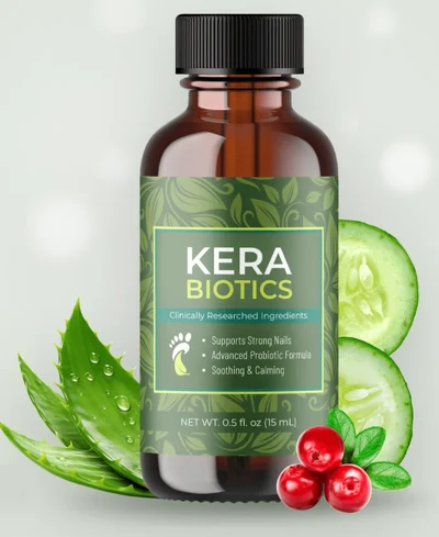 KeraBiotics probiotic brush-on nail formula bottle