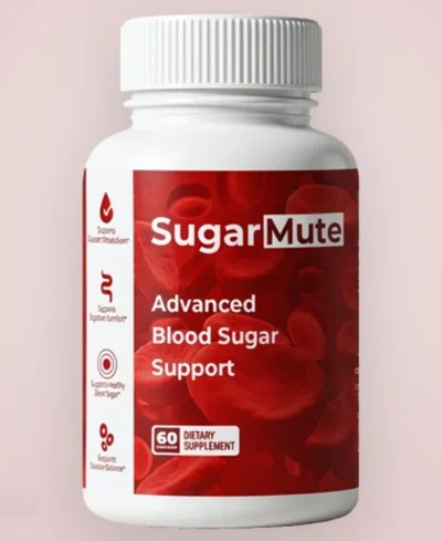 SugarMute blood sugar support capsule bottle